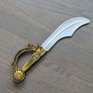 Cosplay Plastic Pirate Sword, 12.5 Inch